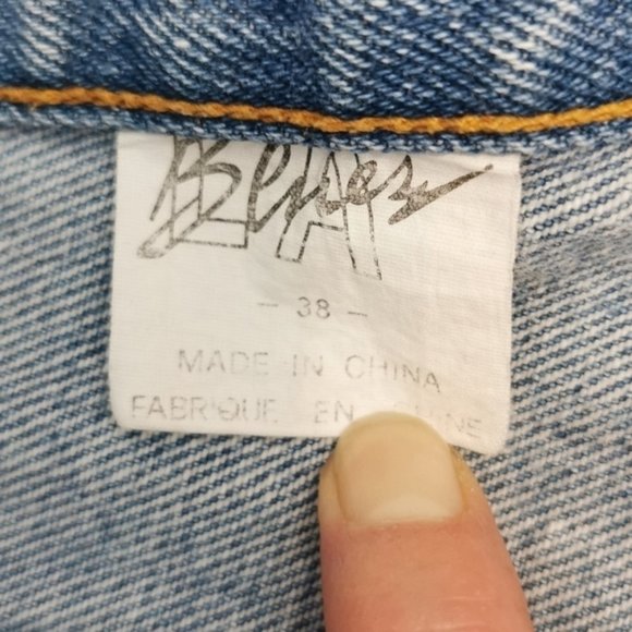 Vintage 80s High-Rise Mom Jeans LA Blues 38 Plus - Picture 6 of 7